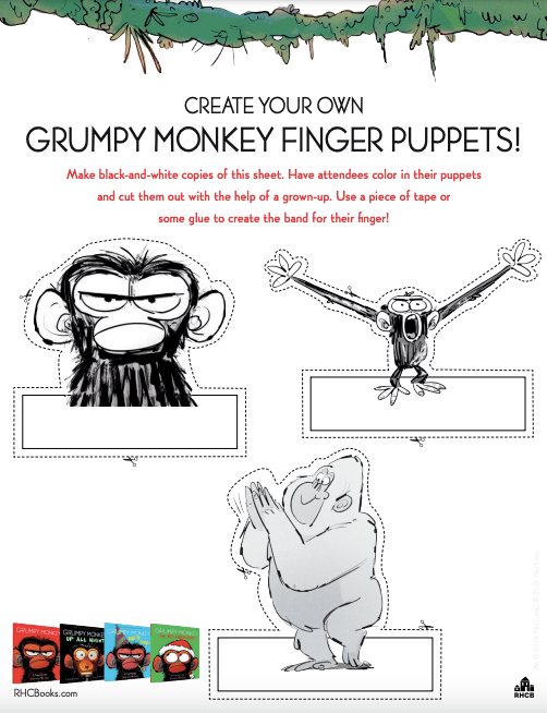 Grumpy Monkey Printables & Activities Brightly