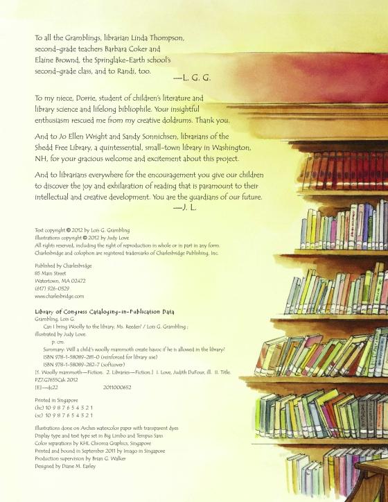 Can I Bring Woolly to the Library, Ms. Reeder? by Lois G. Grambling