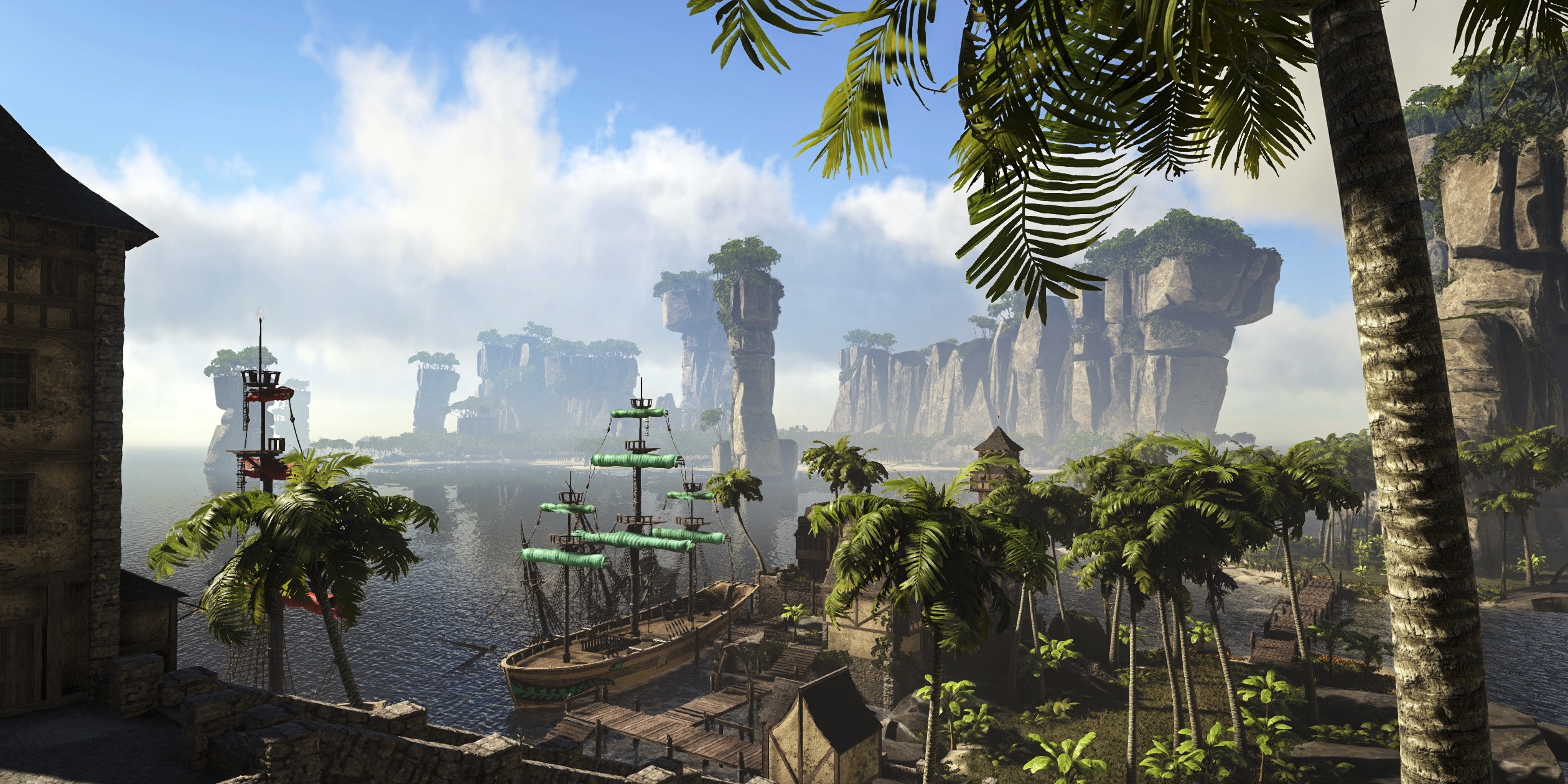 Atlas is a pirate MMO where players run the seas Rock