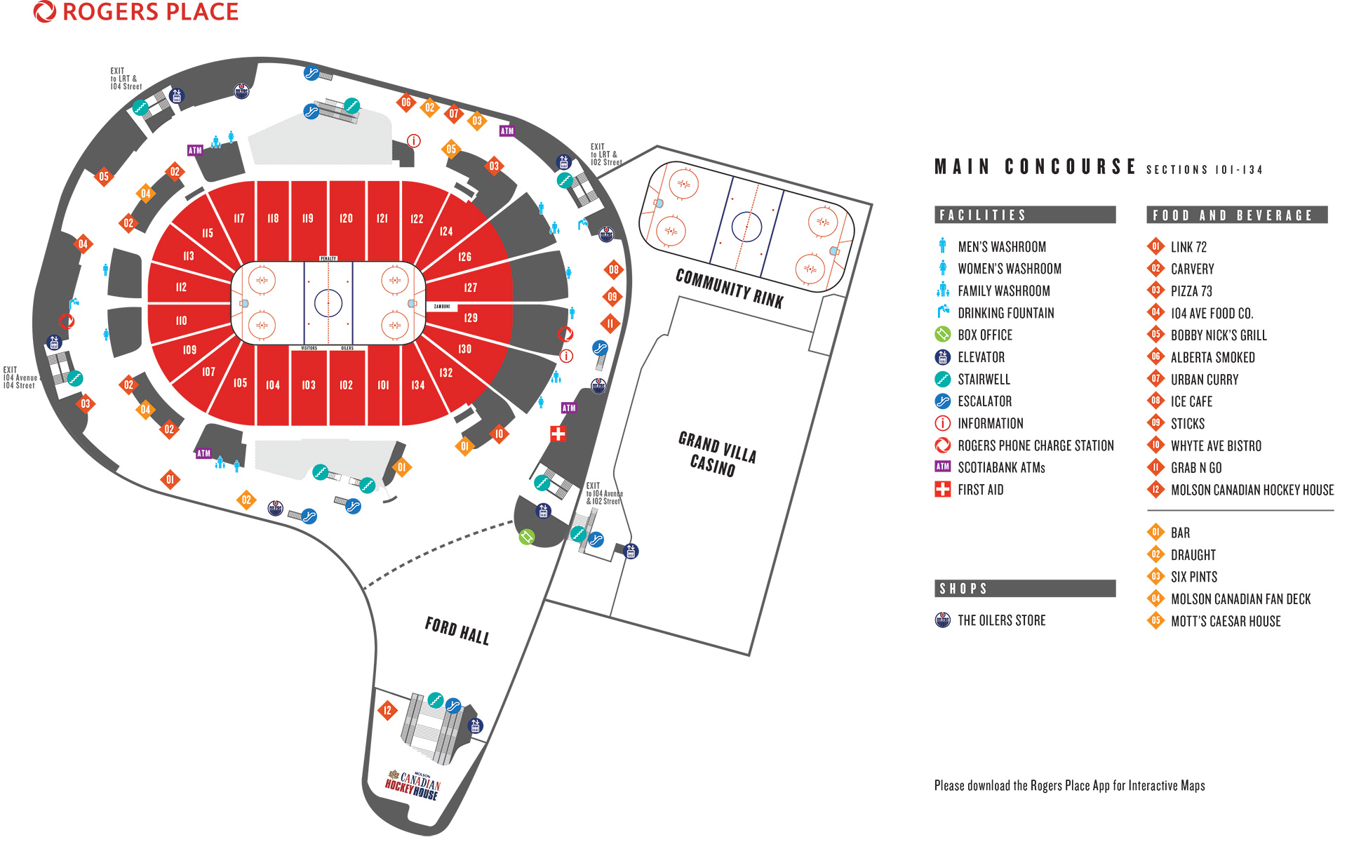Concourse Maps