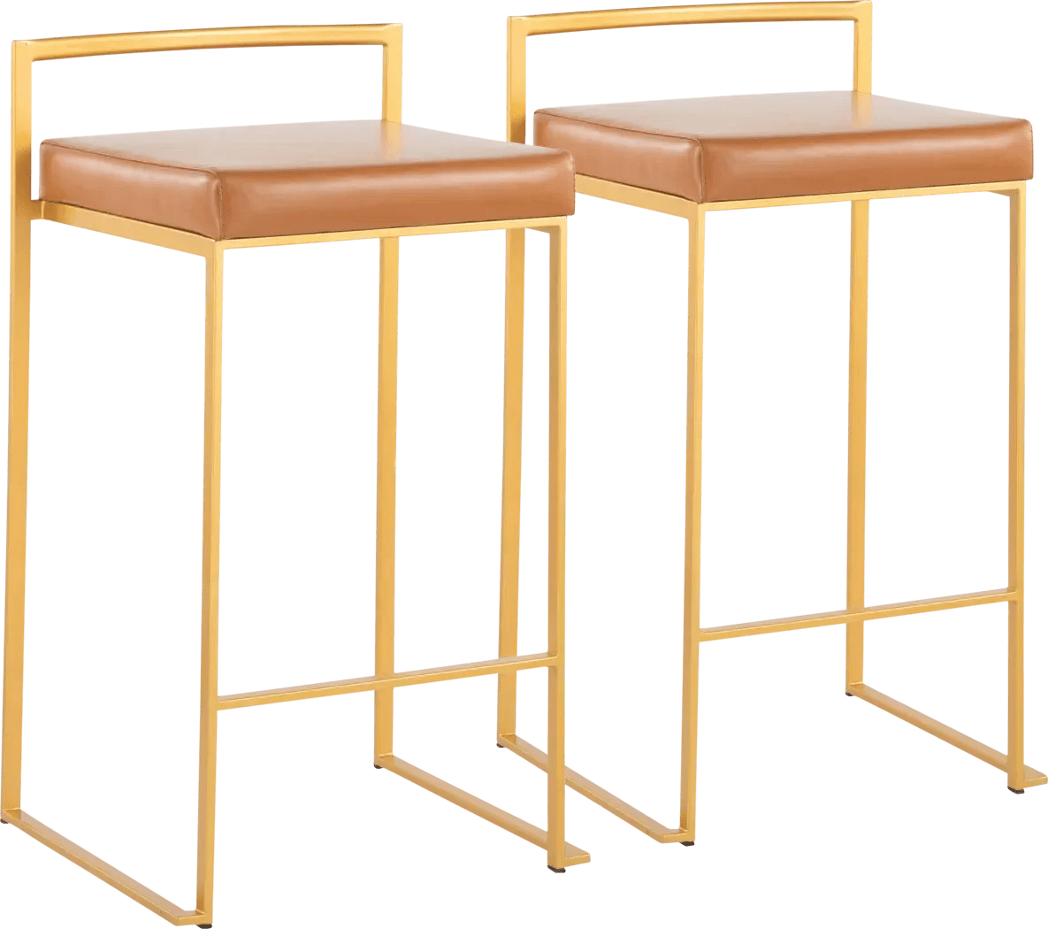 Birdlake II Camel Counter Height Stool, Set of 2 Rooms To Go