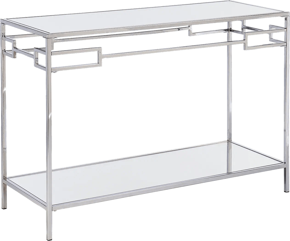 Dalecrest Silver Gray Console Table Rooms To Go