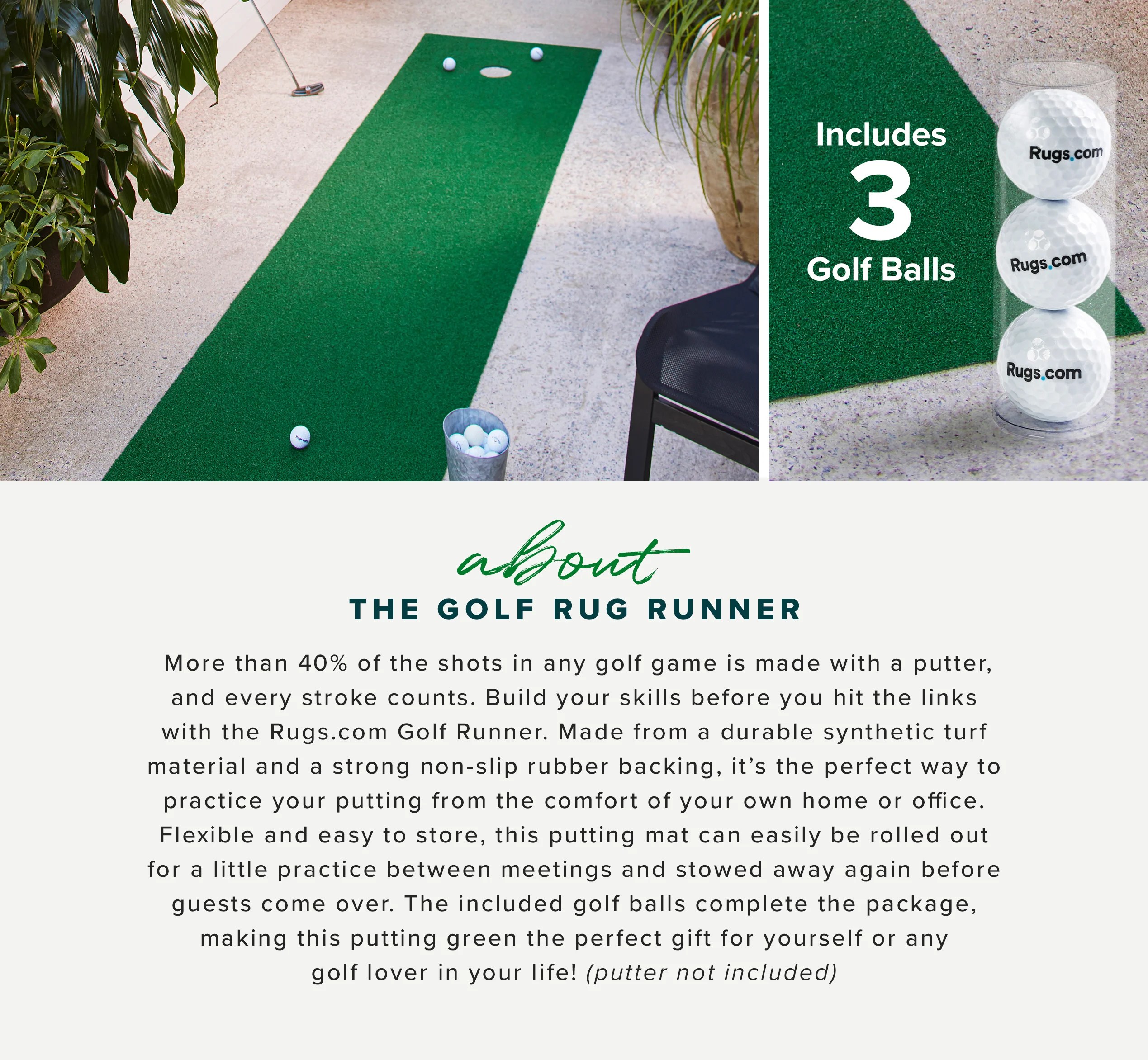 Golf Rug Putting Green