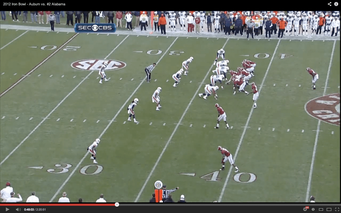 Alabama's Passing Offense Three Verticals Roll 'Bama Roll