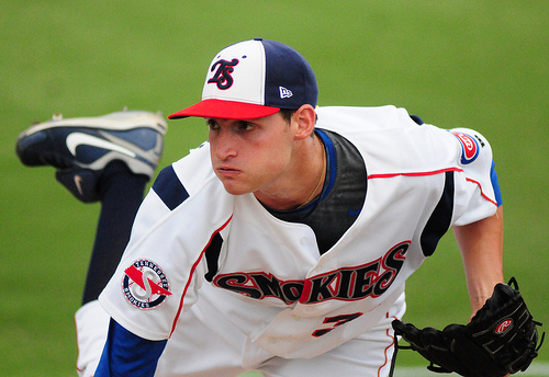 Tennessee Smokies, Chris Carpenter Tennessee smokies, Baseball players, Smokies