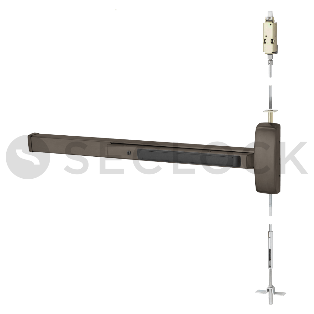 AD8610F RHR 10B Sargent Concealed Vertical Rod Exit Devices SECLOCK
