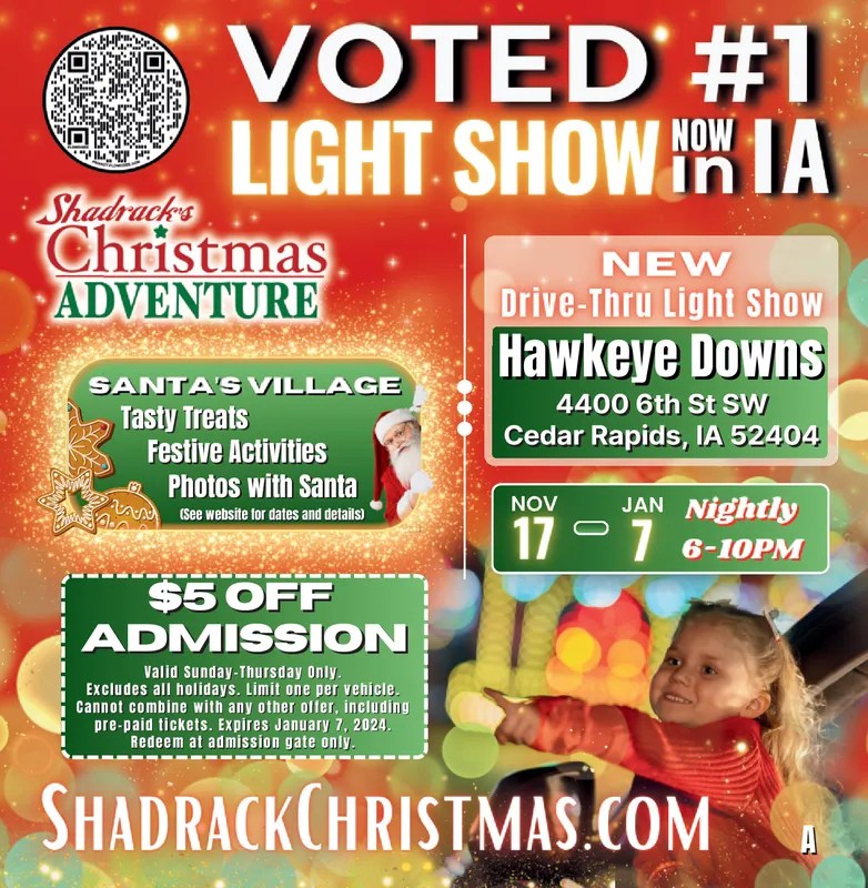 WEDNESDAY, DECEMBER 20, 2023 Ad Shadrack’s Christmas Wonderland