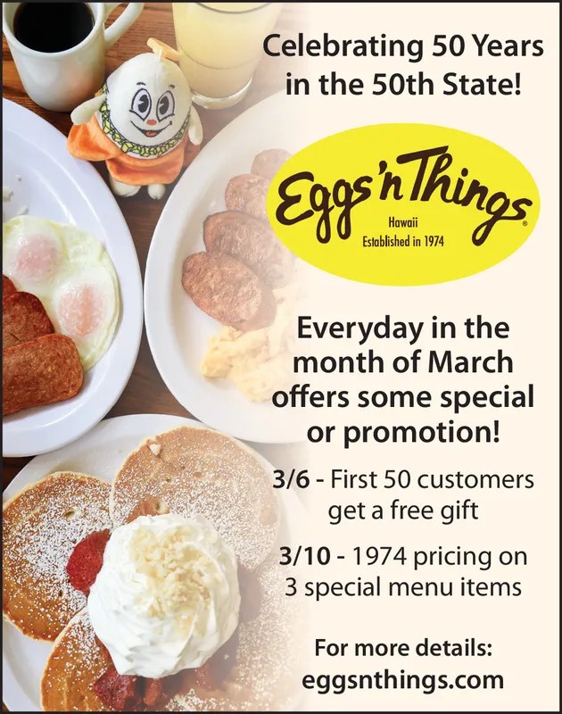 MONDAY, MARCH 4, 2024 Ad Eggs ‘n Things Honolulu StarAdvertiserMain