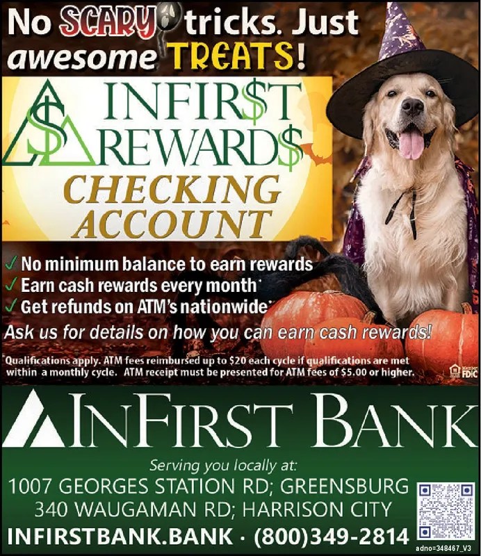 SUNDAY, OCTOBER 20, 2024 Ad InFirst Bank Greensburg TribuneReview