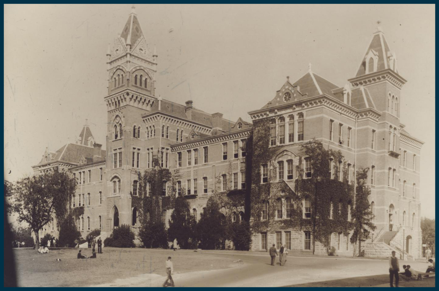 Vintage Austin UT Main Building Craig Smyser, 1835 Realty