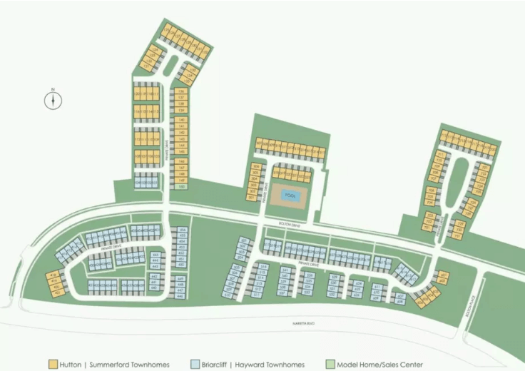 Altus at The Quarter Townhomes for Sale in Atlanta, GA