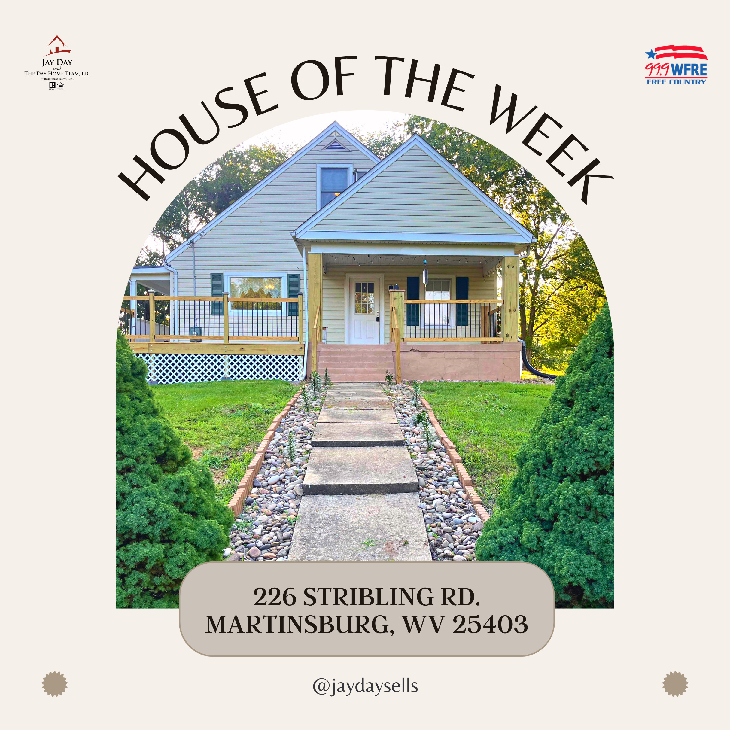 House Of The Week 226 Stribling Rd MARTINSBURG, WV 25403