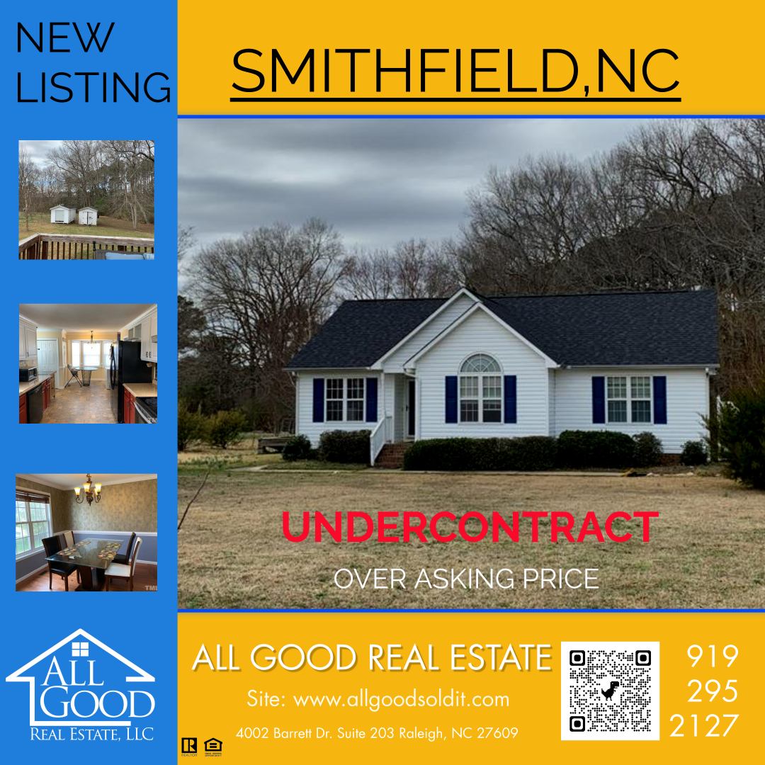 Homes Selling In Smithfield NC l Buying Homes In Smithfield NC l