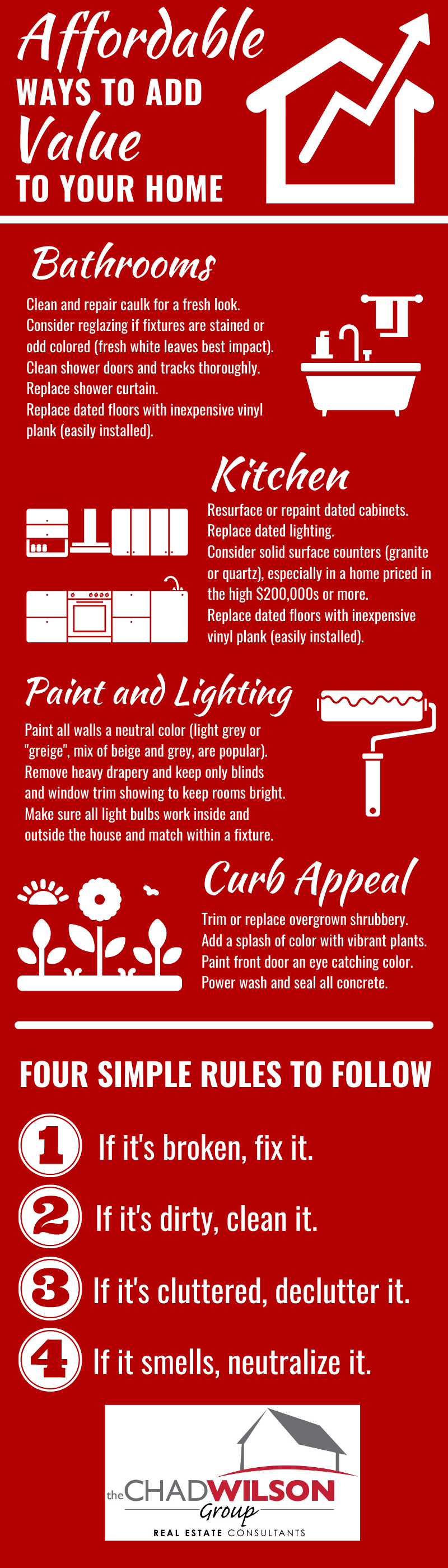 Affordable Ways to Add Value to Your Home Before You Sell [Infographic]