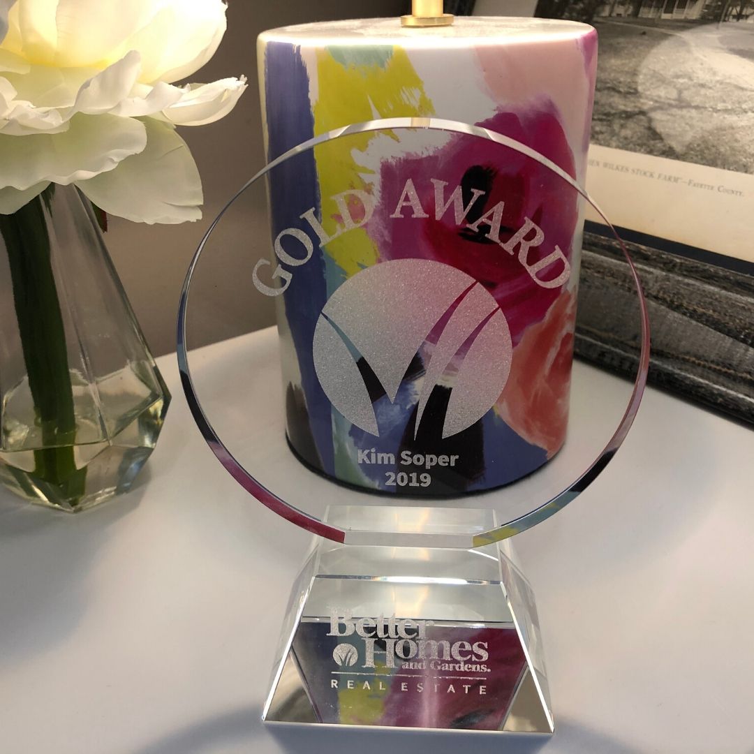 Top Realtor award in Lexington KY, Kim Soper, Better Homes and Gardens