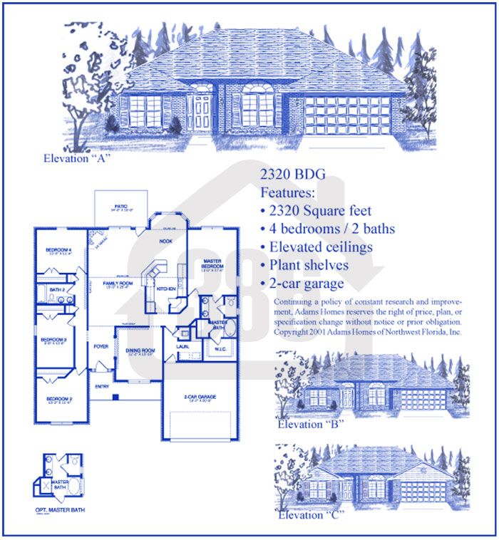 Bayberry Lakes Floor Plans