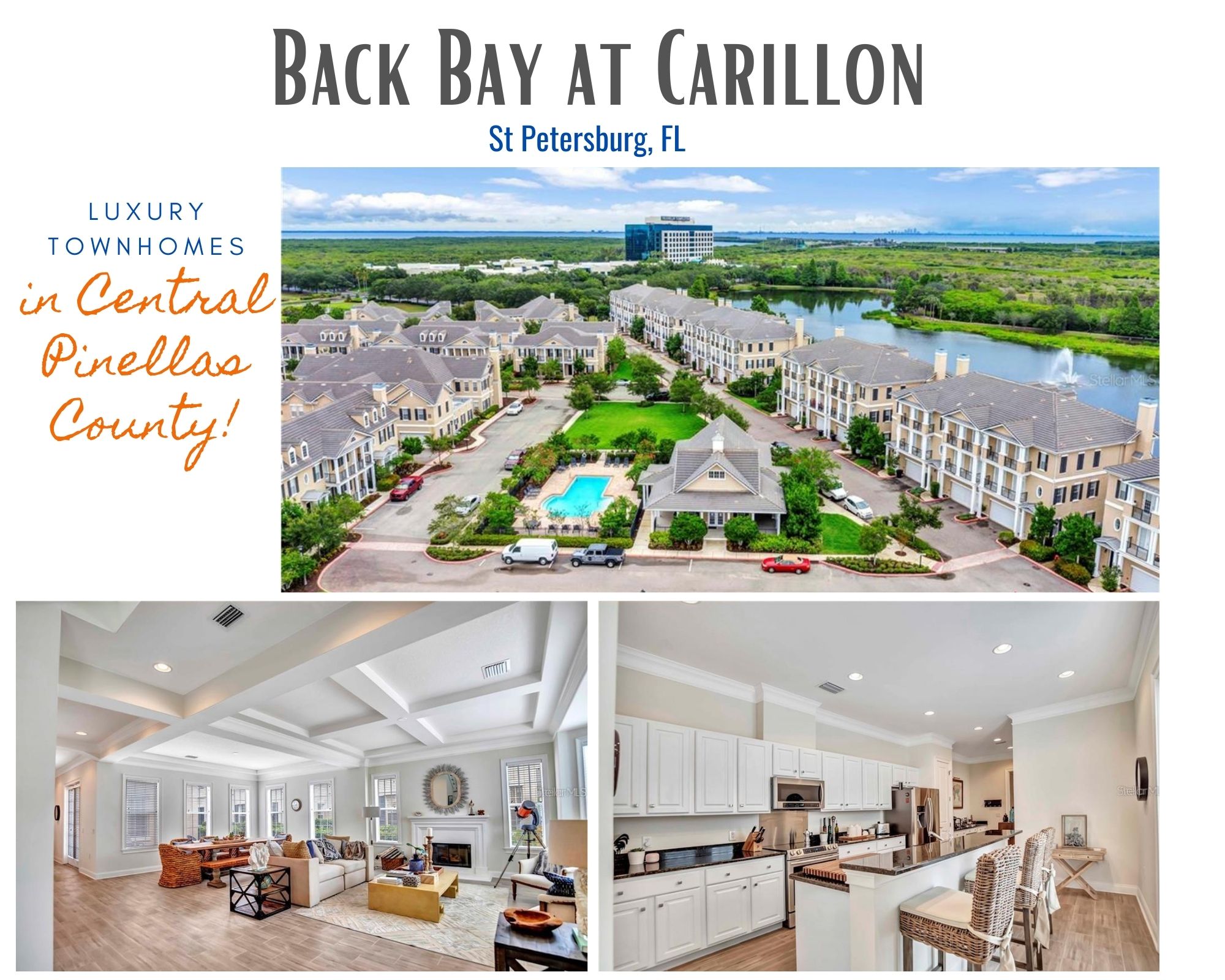 Back Bay at Carillon St Petersburg FL Townhomes For Sale