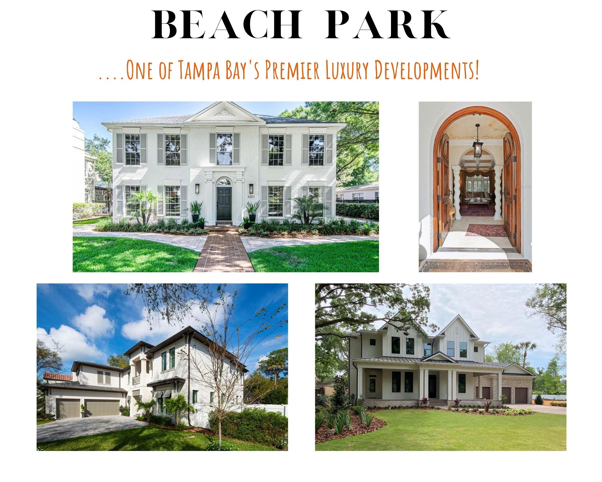 Beach Park Tampa Florida Real Estate Luxury Homes for Sale