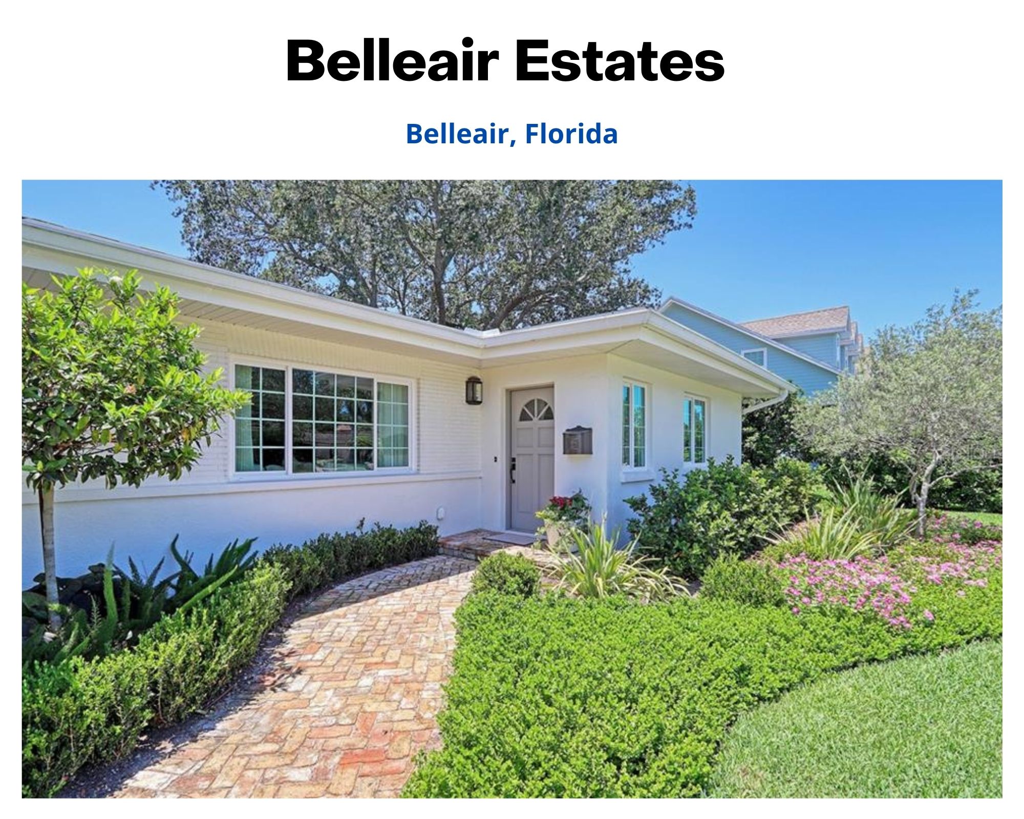 Belleair Estates Belleair FL Real Estate Belleair Estates Homes for Sale