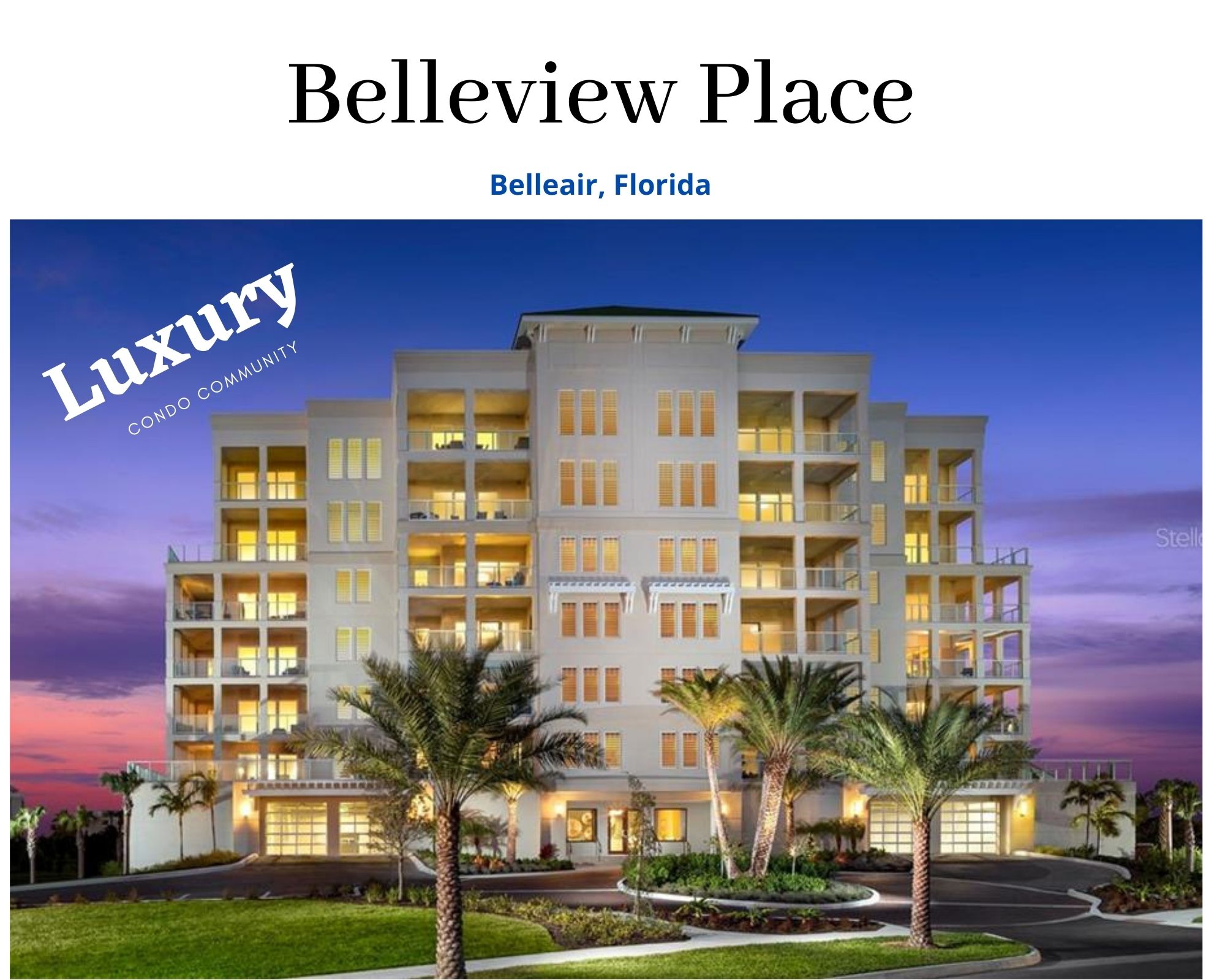 Belleview Place Real Estate Condos and Townhomes for Sale