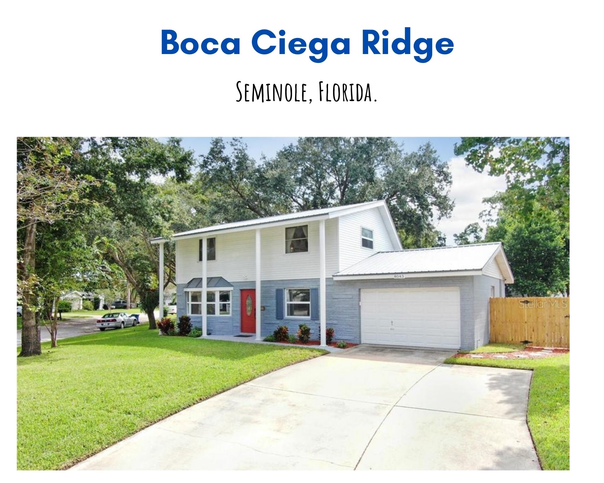 Boca Ciega Ridge Seminole FL Homes for Sale Seminole FL Real Estate