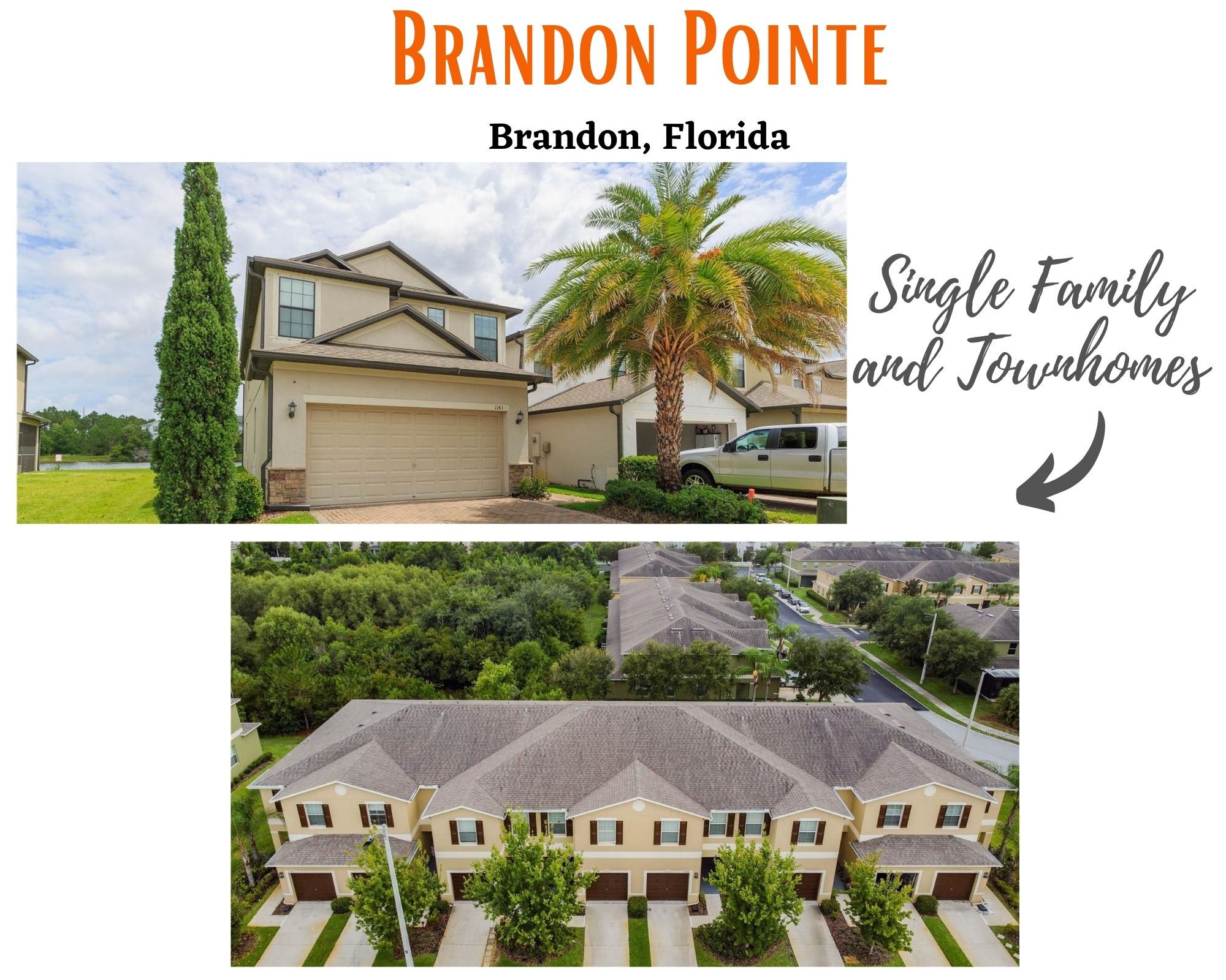 Brandon Pointe Homes and Townhomes For Sale