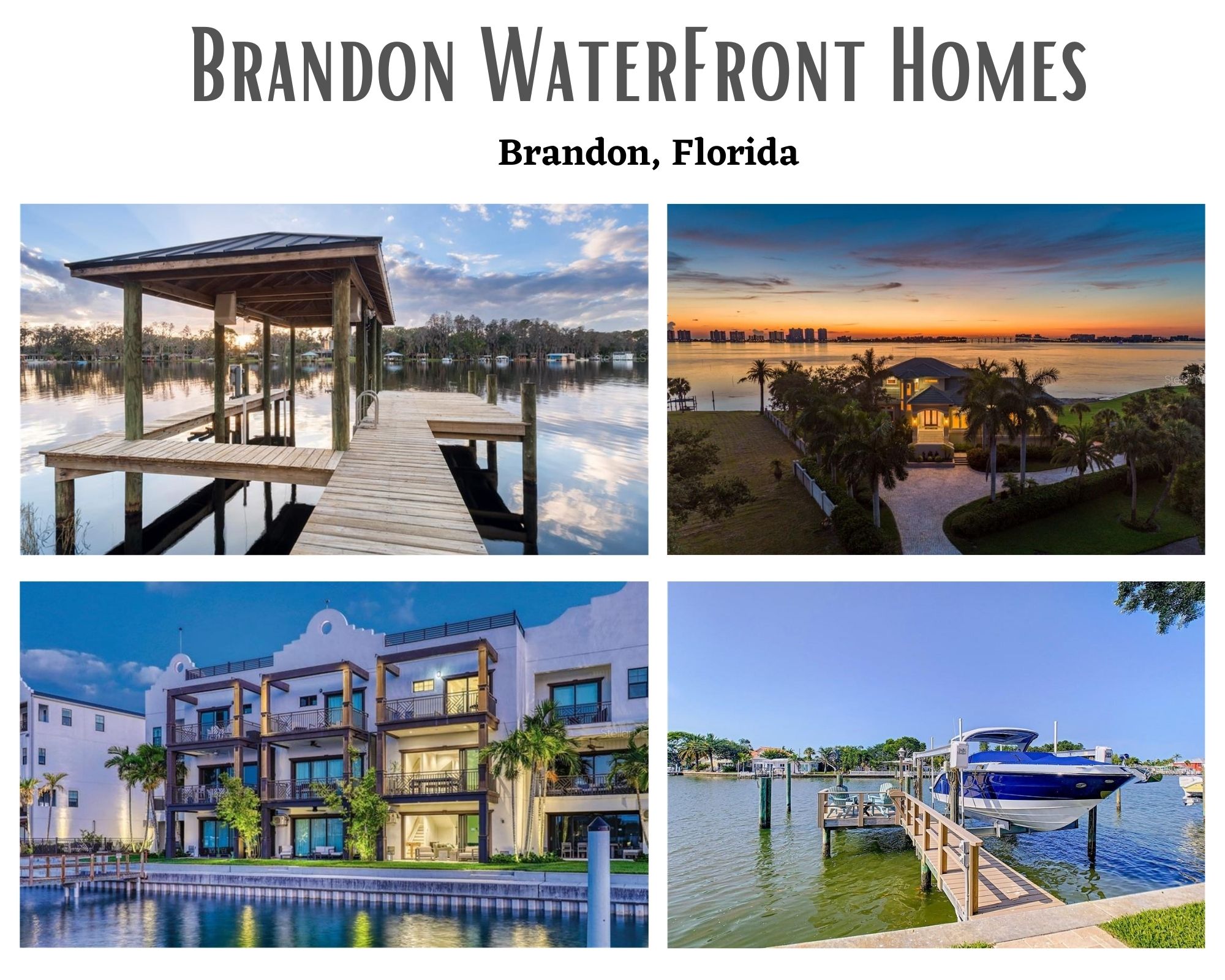 Brandon FL Waterfront Homes Waterfront Homes For Sale