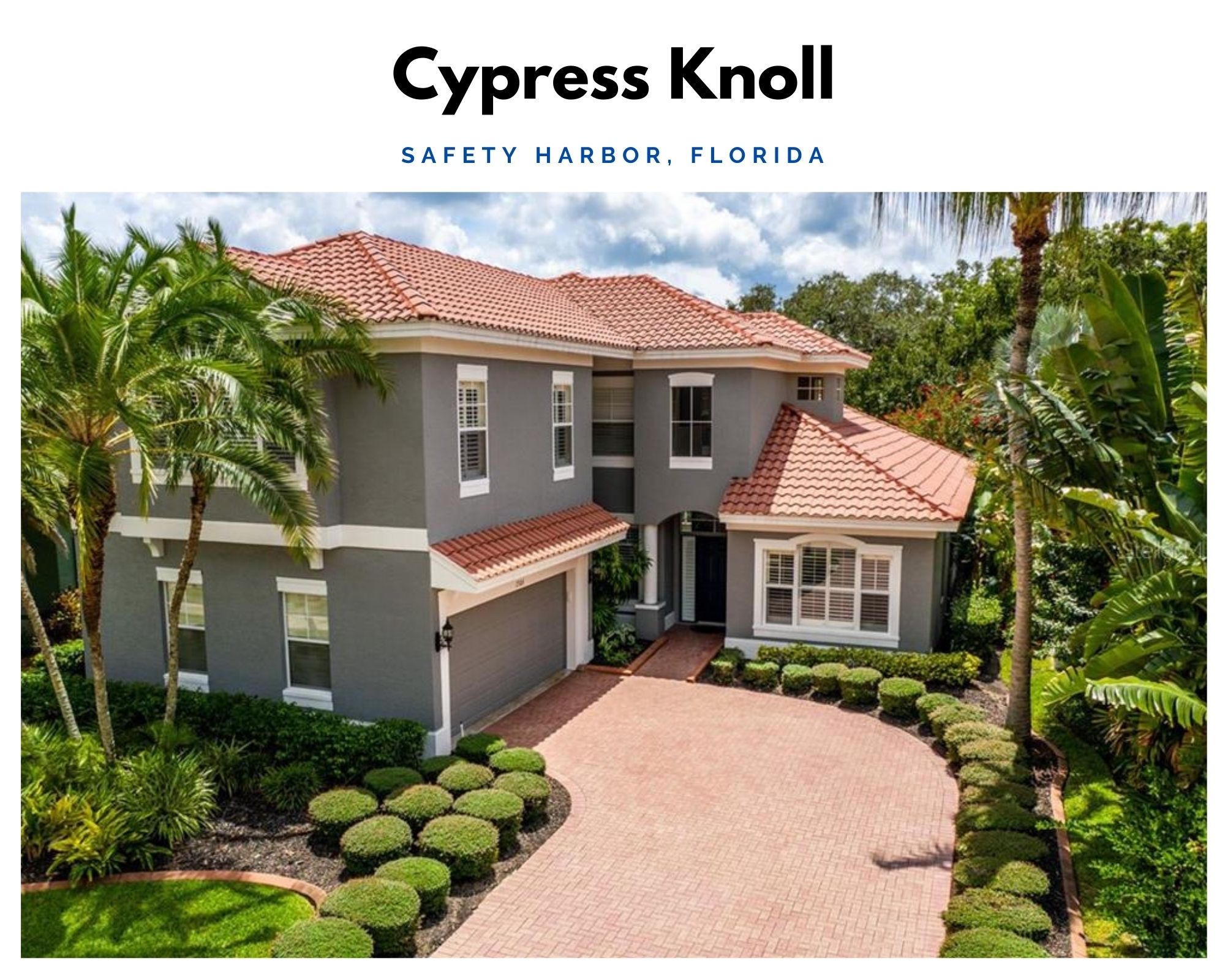 Cypress Knoll Safety Harbor FL Real Estate Cypress Knoll Homes for Sale