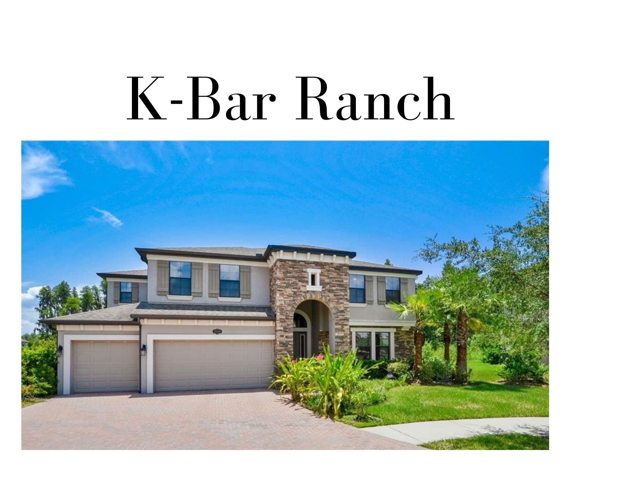 KBar Ranch Tampa FL Real Estate KBar Ranch Homes for Sale