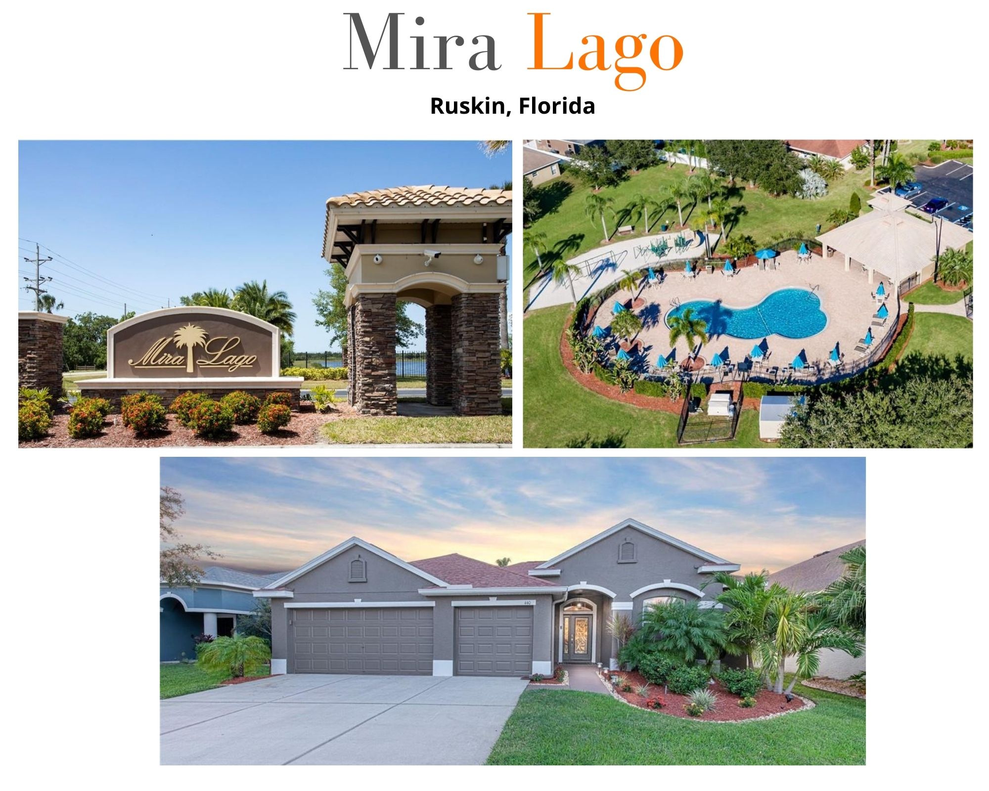 Mira Lago Homes For Sale in Ruskin Florida