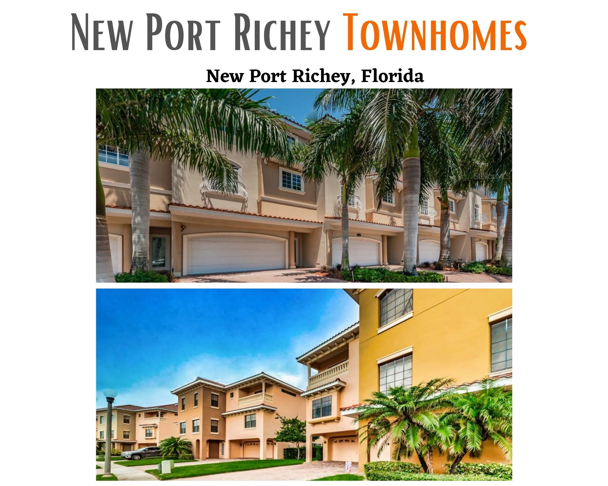 New Port Richey FL Townhomes Townhomes For Sale