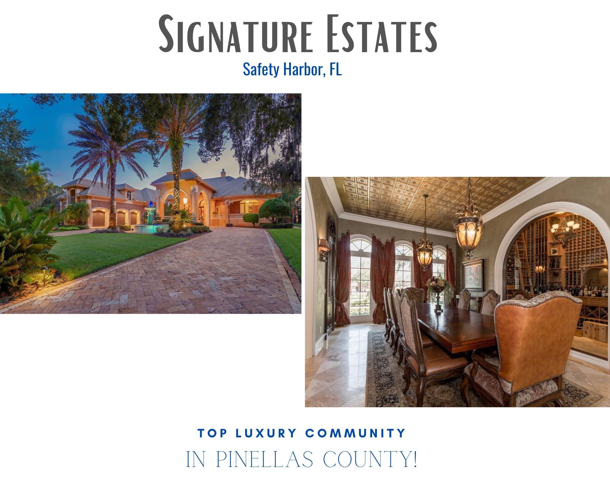 Signature Estates Luxury Homes For Sale Safety Harbor FL Real Estate