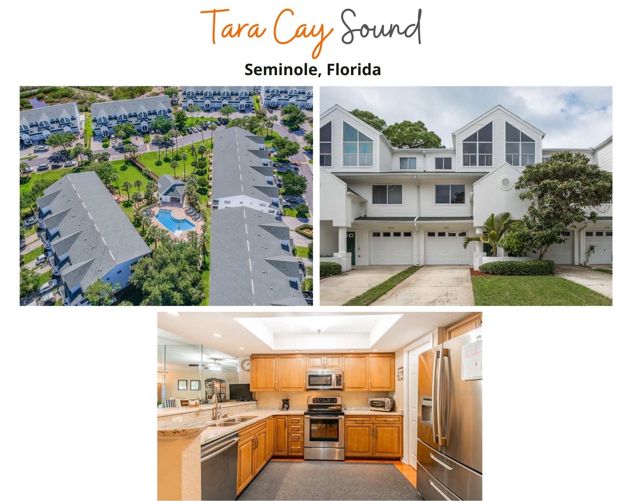 Tara Cay Sound Seminole Florida Townhomes For Sale