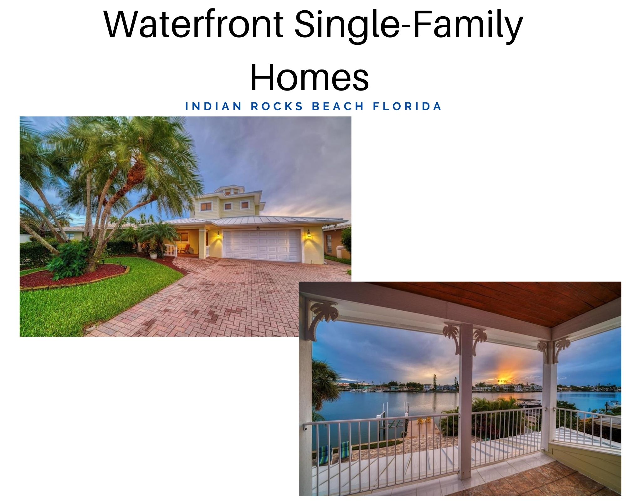 Indian Rocks Beach Waterfront Single Family Homes Indian Rocks Beach