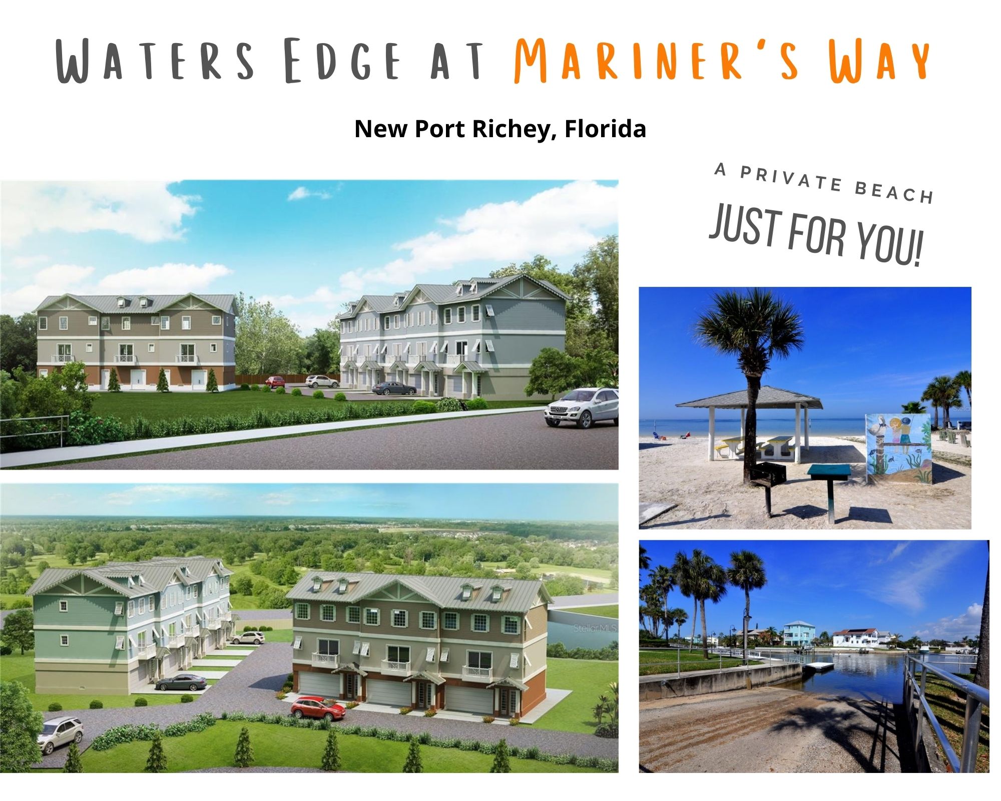 Waters Edge at Mariner's Way New Port Richey Florida Townhomes For Sale