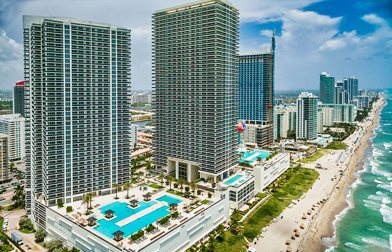 Living in Hallandale Beach, FL Relaxed Oceanfront Community