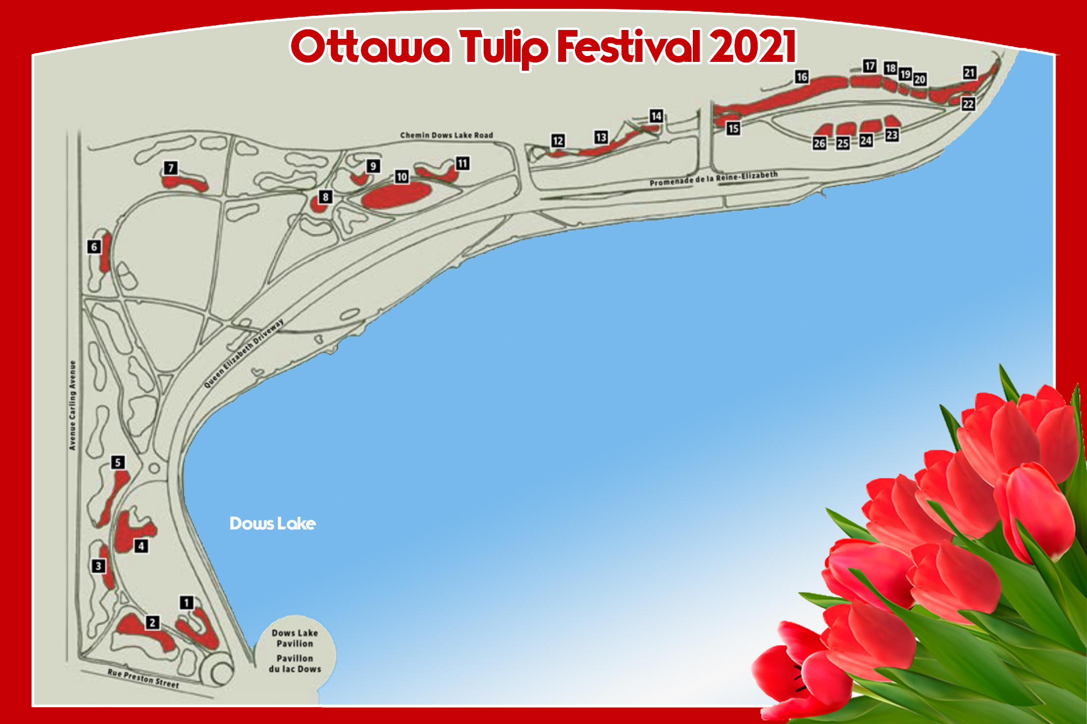 tulip festival ottawa 2023 map Everything You Need For The 2021 Tulip Festival.