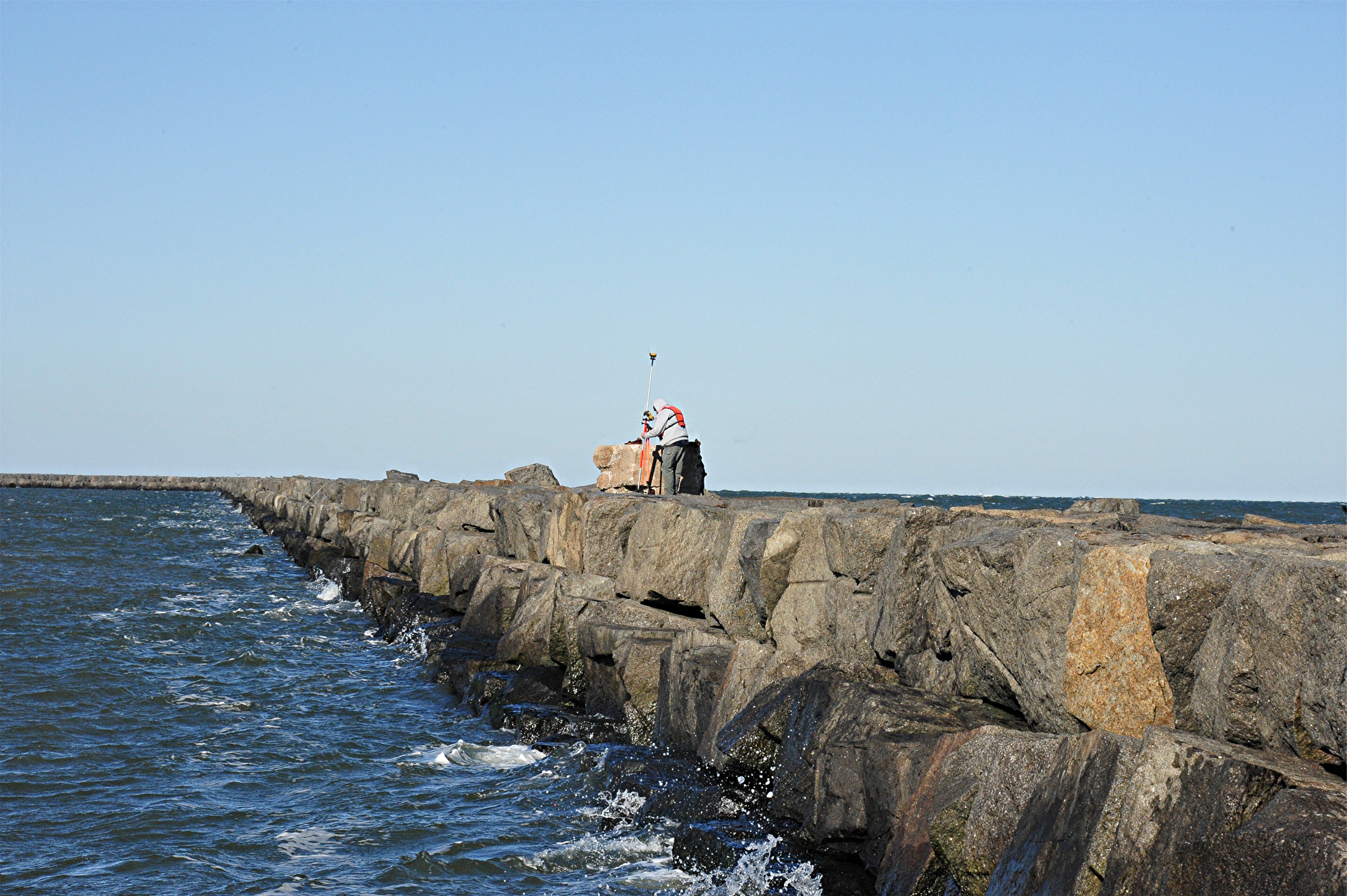 Delaware Breakwater Constructed as a Safe Haven for Ships