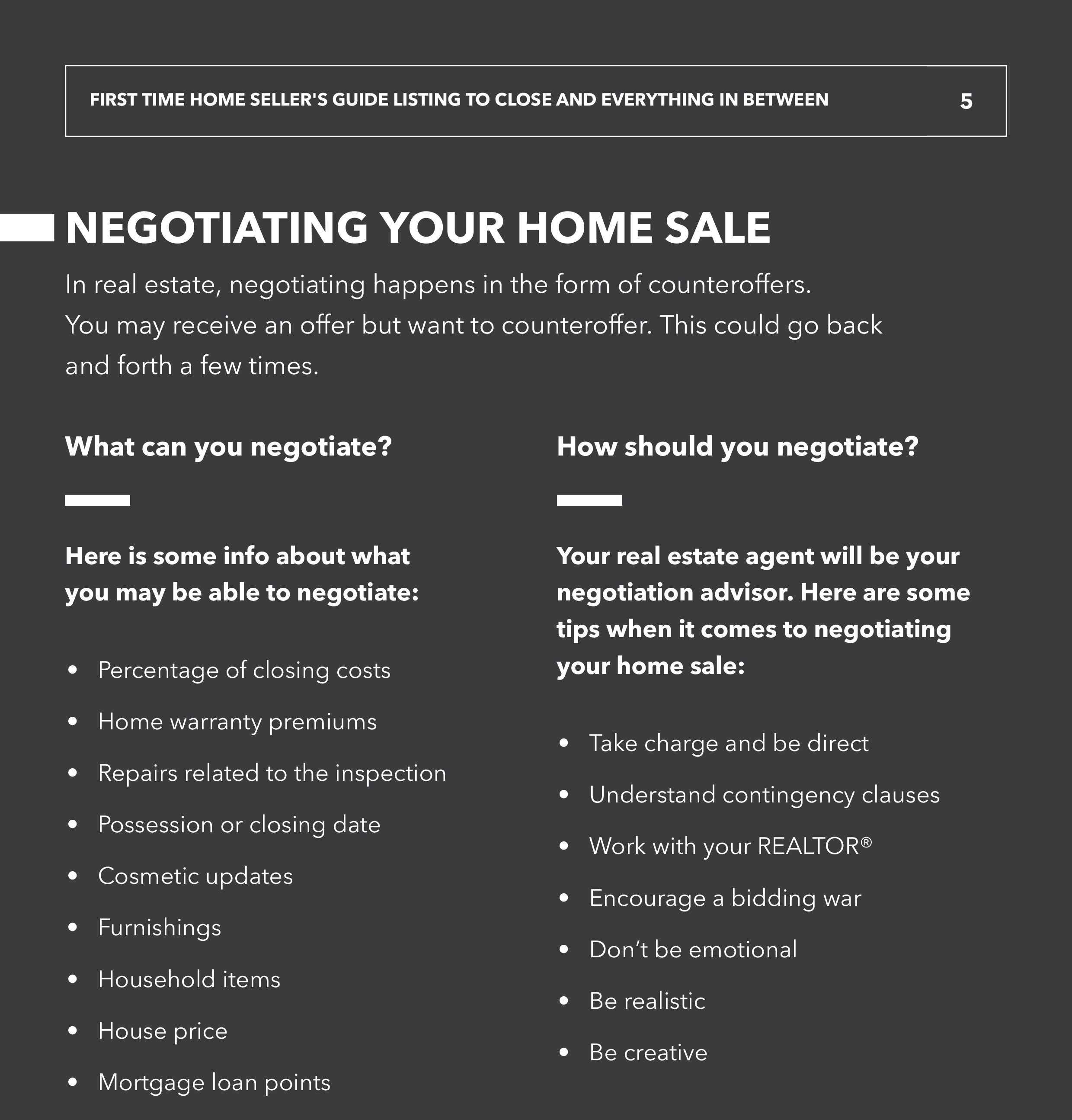 First Time Home Seller's Guide