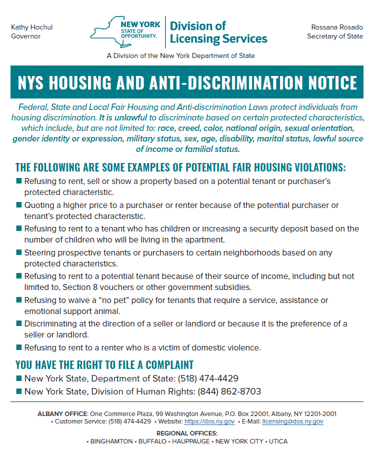 Fair Housing Notice