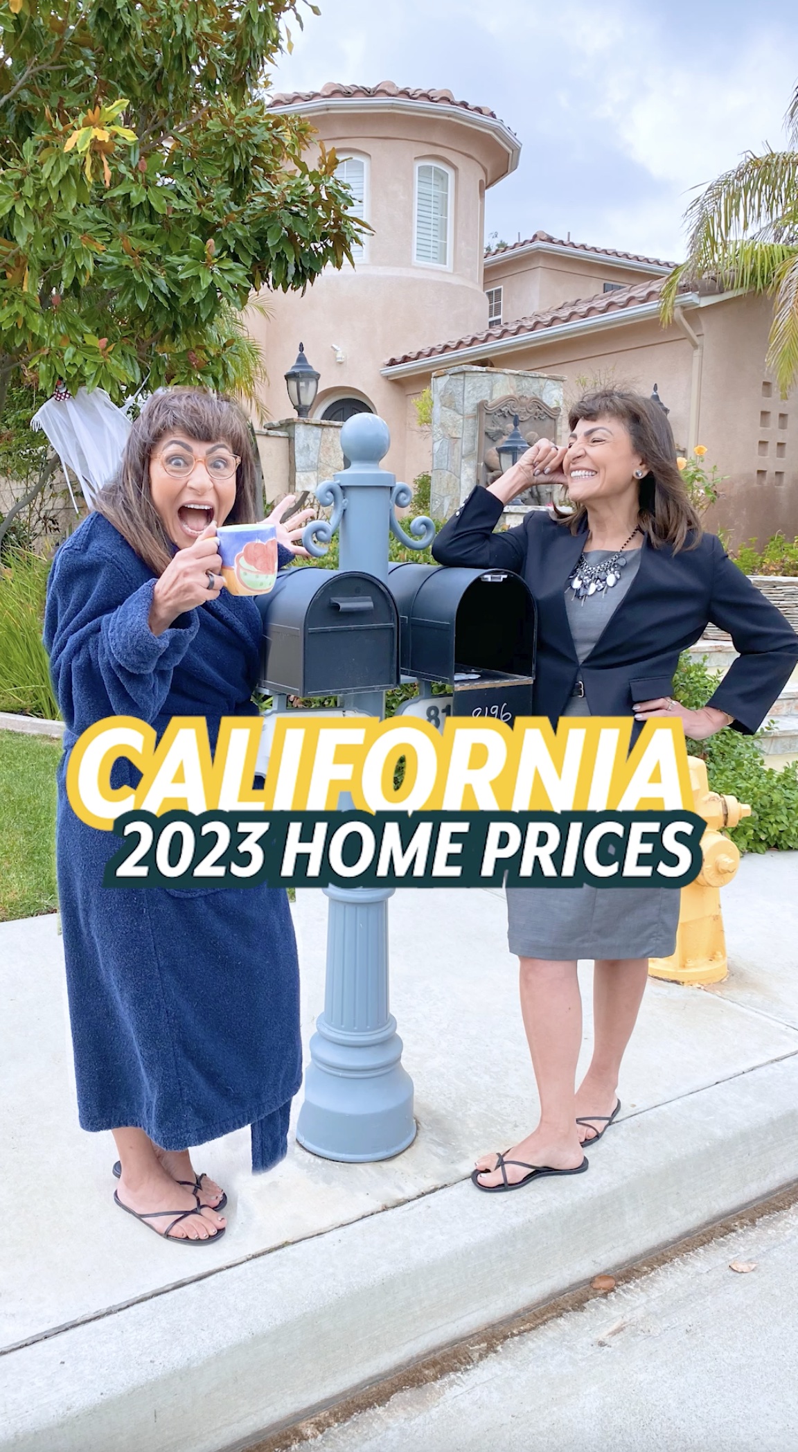 Nahed Are California housing prices going down? Yup. But let's call it