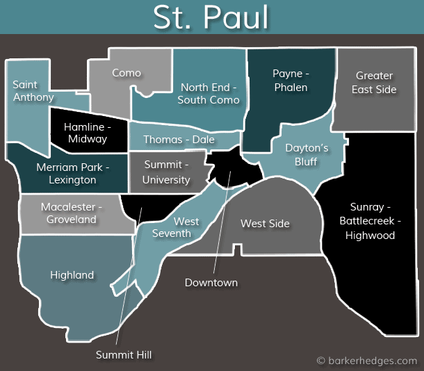 St. Paul Map