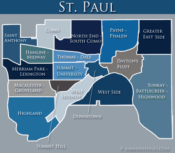 St. Paul Map
