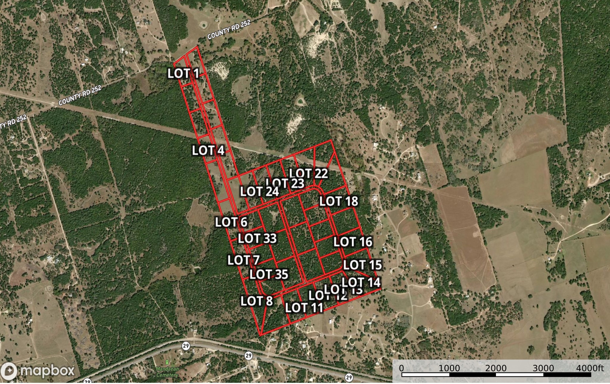 Shin Oak Bend, Bertram Acreage Lot Sales Longhorn Realty