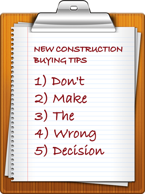New Construction Home Buying Tips Are Your Buying a New Construction