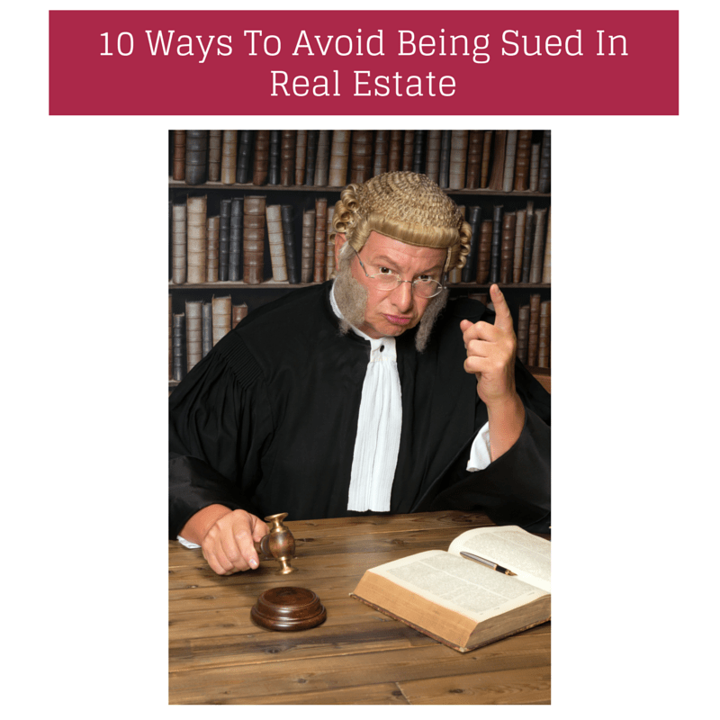 10 Ways To Avoid Being Sued In Real Estate Cincinnati & Northern
