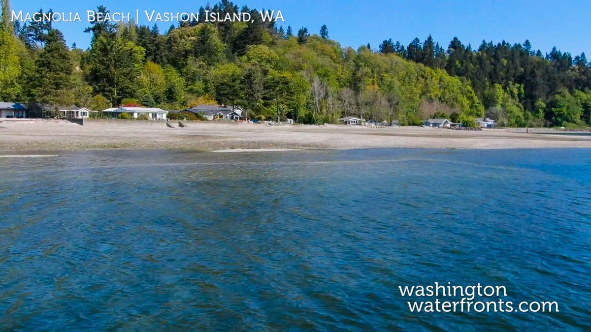 Magnolia Beach Waterfront Homes in Vashon Island, WA (Local Waterfront