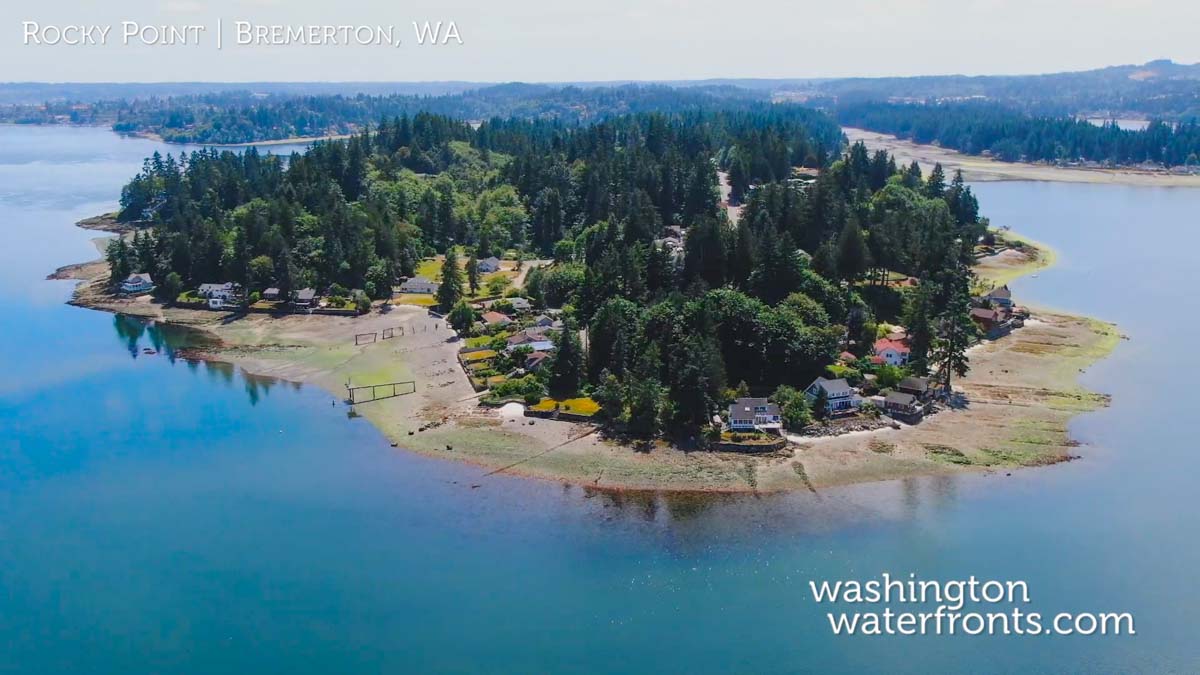 Rocky Point Waterfront Homes in Bremerton, WA (Local Waterfront
