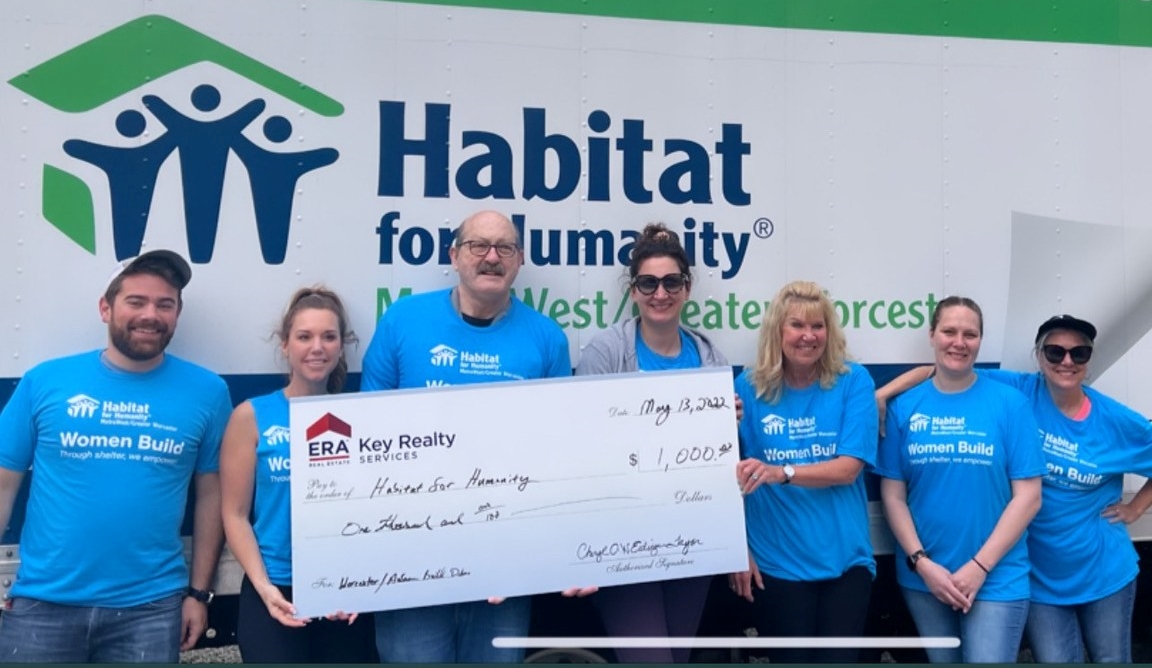 ERA Key Agents Donate 1,000 to Habitat for Humanity