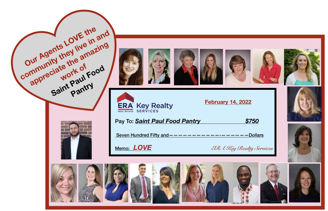 ERA Key’s Spencer Office Donates 3,000 to Area Charities